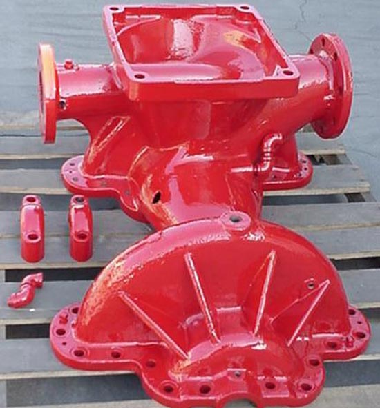 Red Powder Coated Pump